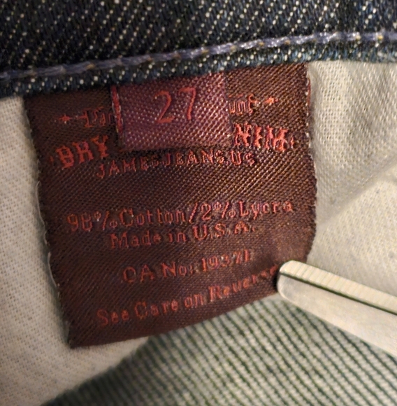 James Jeans Dry Aged Denim‎ Size 27 - Picture 5 of 7